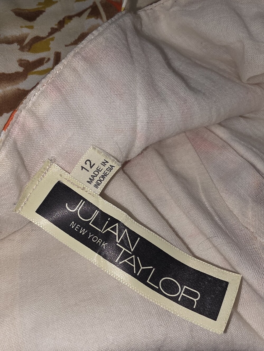 Julian Taylor Sleeveless Print Dress - Picture 5 of 6